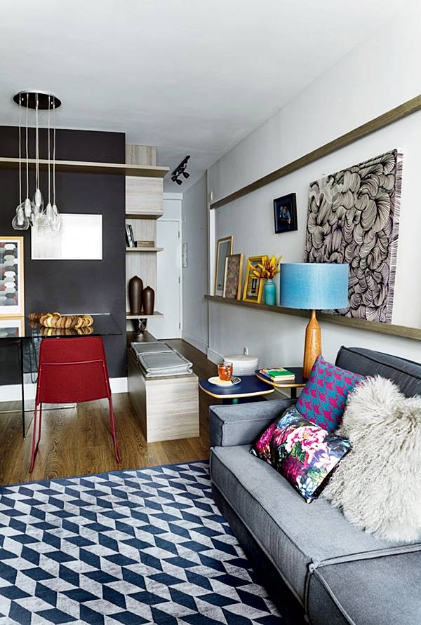 Sala De Tv Com Tapete E Almofadas ~ Combinando a decoração com tapete estampado Simples Decoracao Sala De Tv Com Tapete E Almofadas ~ Combinando a decoração com tapete estampado Simples Decoracao
