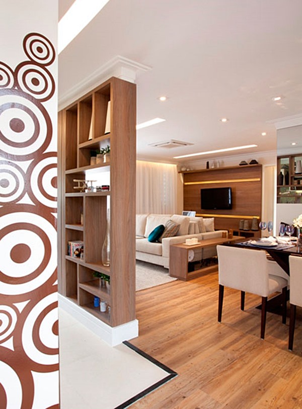 Acessórios decorativos para dividir sala e cozinha pequenas
