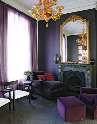 Decoração em cores quentes - Sala 5