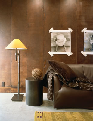 Decoração em cores quentes - Sala 7