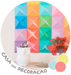 Decorando uma parede com Menos de 10 dinheiros - Desafio de Blogueiras 13