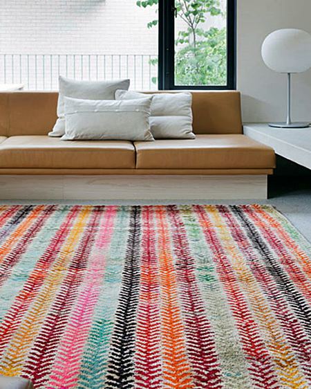 design Milk Colorful-Rug-Loom-Old-Yarn-Wheat