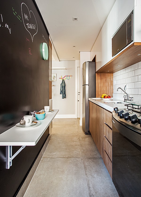 20 ideias para criar espaço de refeição na cozinha pequena
