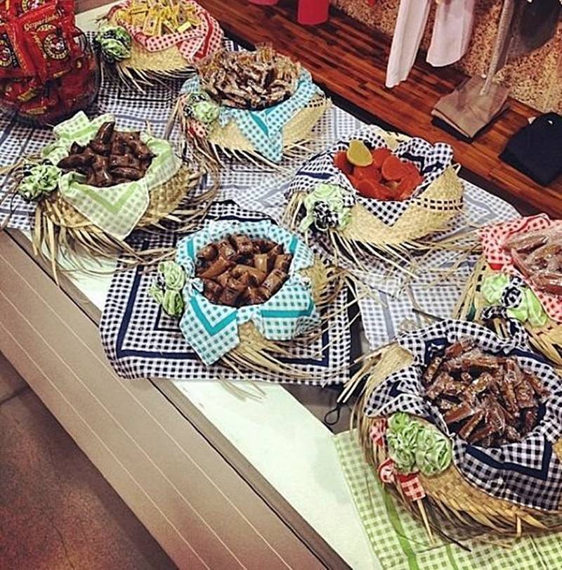 festa junina em casa decoração de mesa