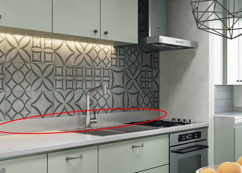 Frontão, rodabanca, rodapia, backsplash ? Tudo para proteger e embelezar sua cozinha