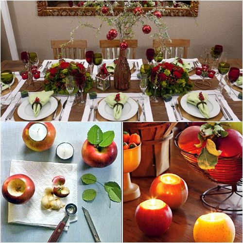 Decoração de Mesa de Natal