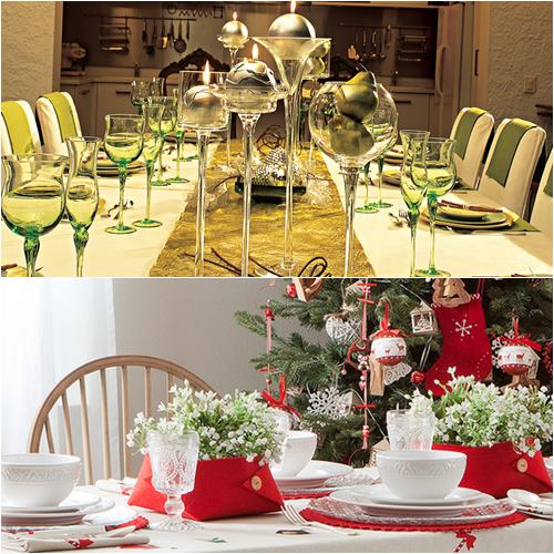 Decoração de Mesa de Natal - Simples Decoração Decoração de Mesa de Natal - Simples Decoração