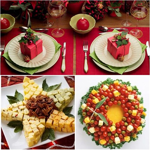 Decoração de Mesa de Natal - Simples Decoração Decoração de Mesa de Natal - Simples Decoração
