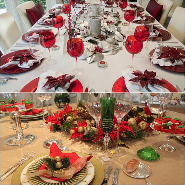 Decoração de Mesa de Natal - Simples Decoração Decoração de Mesa de Natal - Simples Decoração
