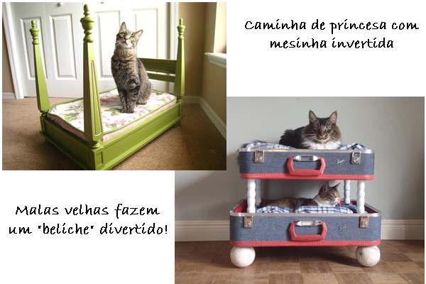 faça você mesmo camas para gatos