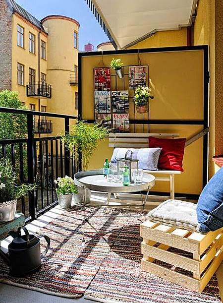 Varanda Simples Decoração de varandas pequenas - Simples Decoração