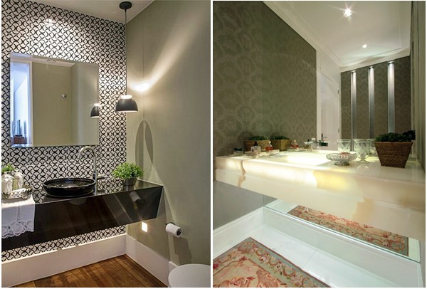 Dúvidas com as cores do banheiro ou lavabo? - Simples Decoração