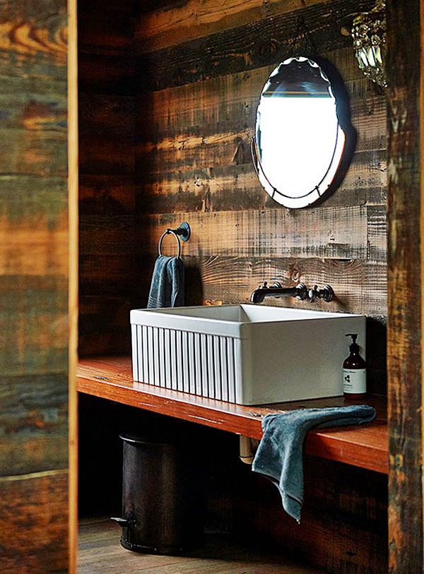 banheiro lavabo estilo industrial