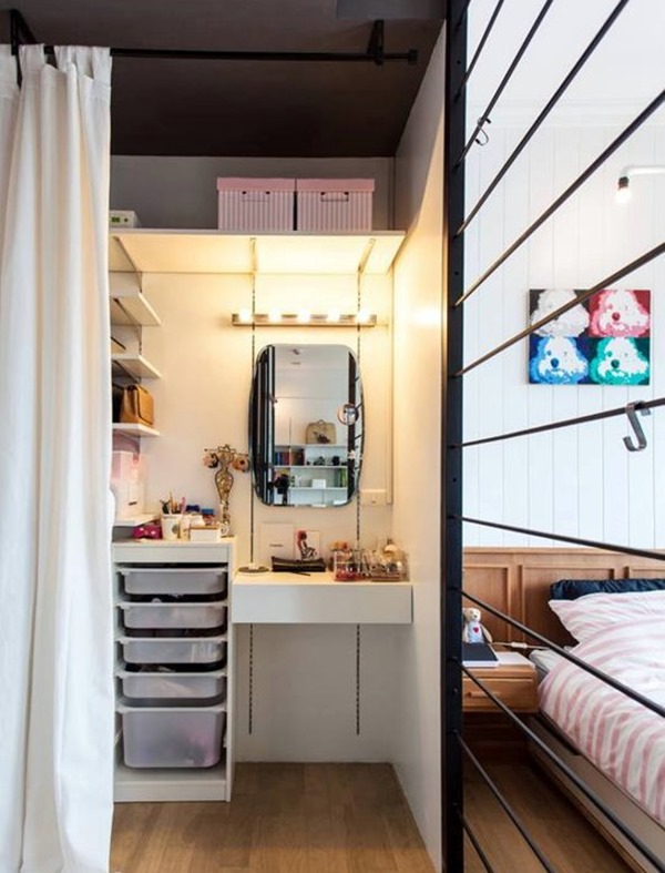 Closets em quartos pequenos - Simples Decoração
