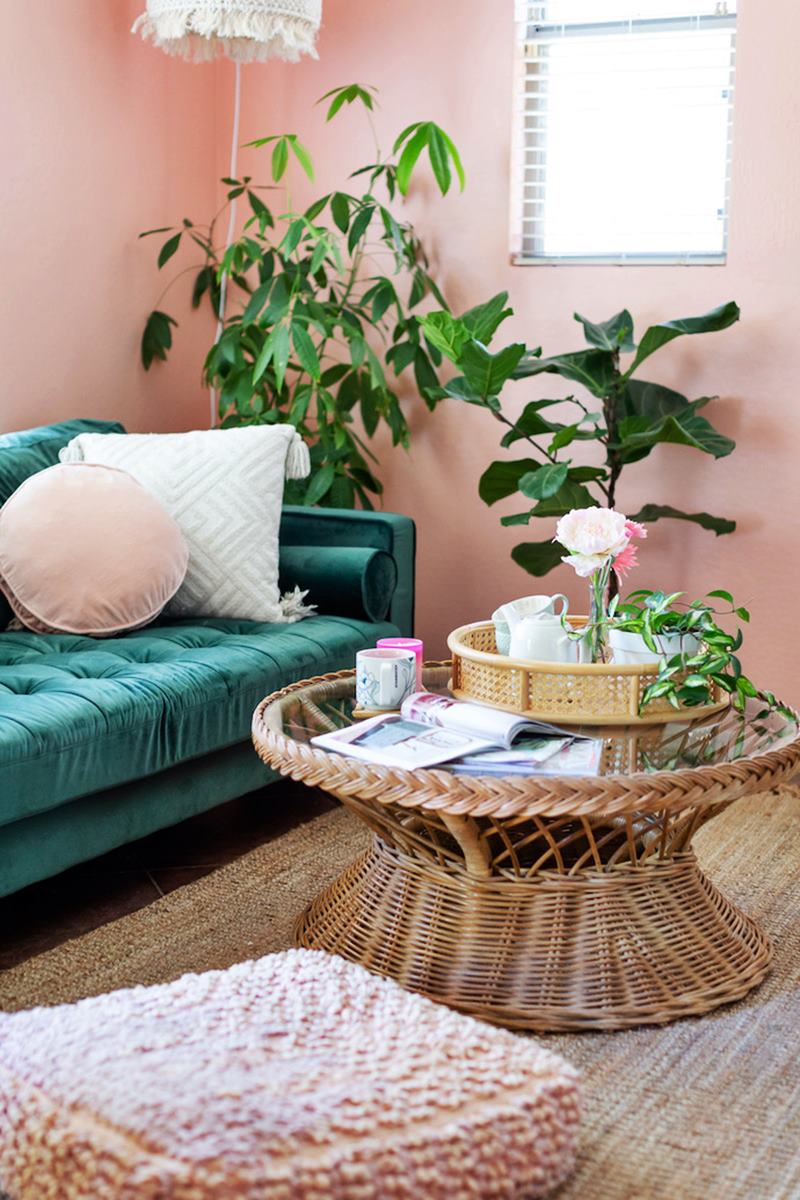 Tons de verde na sala - Simples Decoração