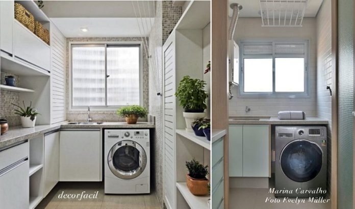 26 áreas de serviço pequenas - Simples Decoração