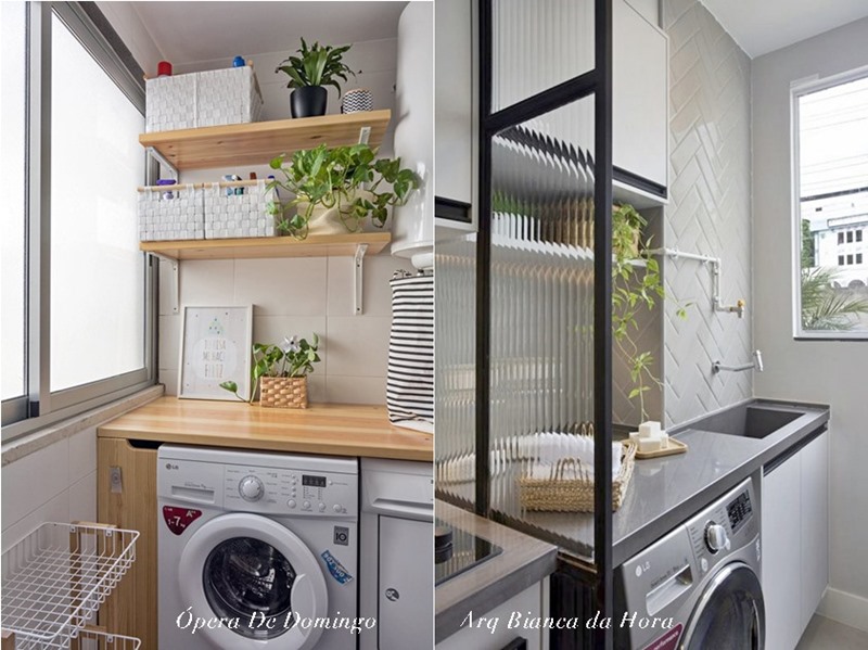 26 áreas de serviço pequenas - Simples Decoração