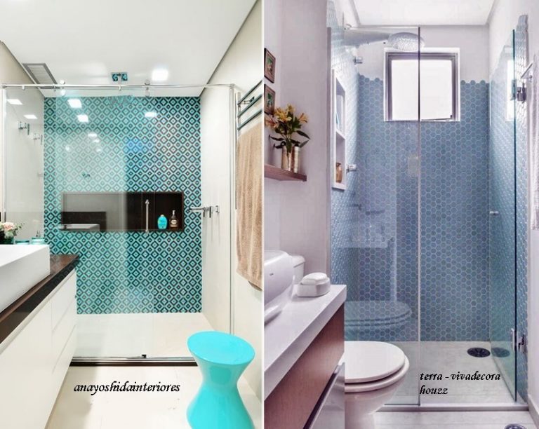 20 Banheiros em azul - Simples Decoração