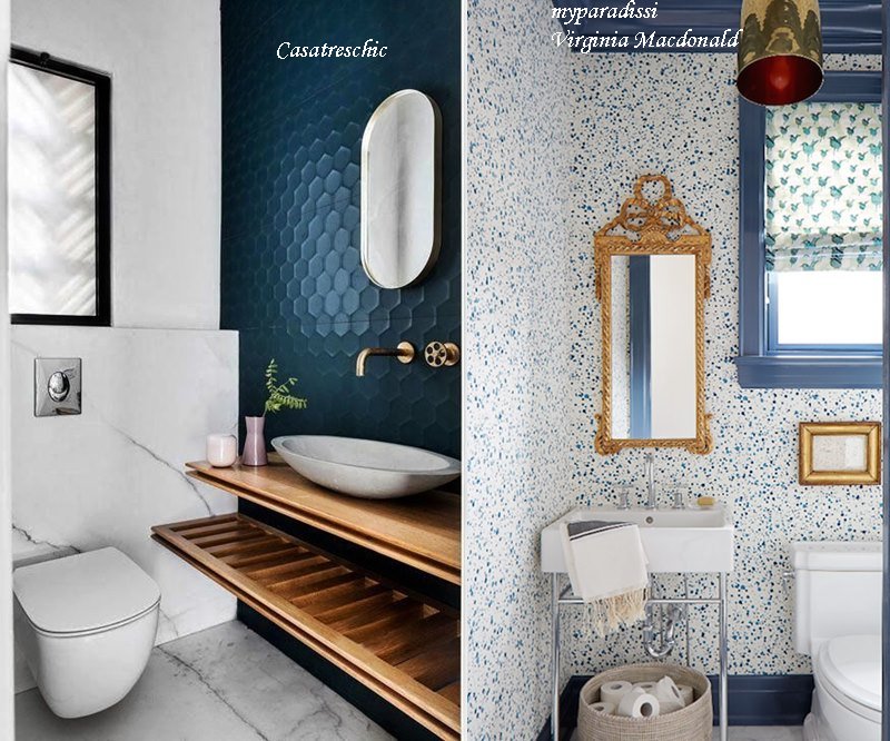20 Banheiros em azul - Simples Decoração