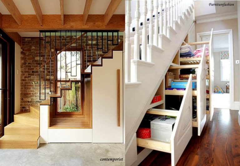 O que colocar embaixo da escada - 20 ideias - Simples Decoração